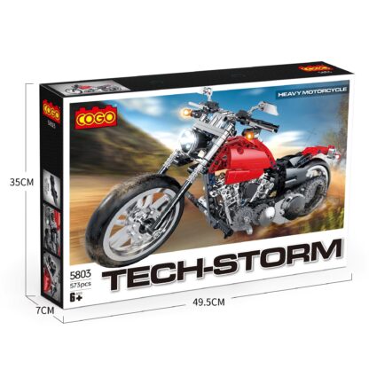 COGO 5803 Harley Motorcycle Building Block Set - Image 7