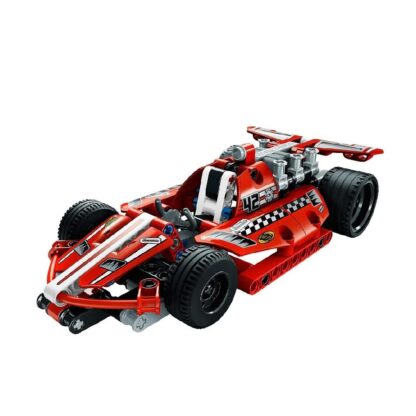 Bricks 3412 Dazzling Red Racing Car Building Block Set